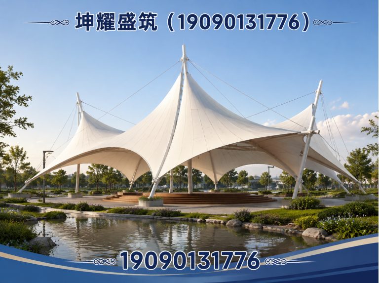 新疆膜结构景观展示图